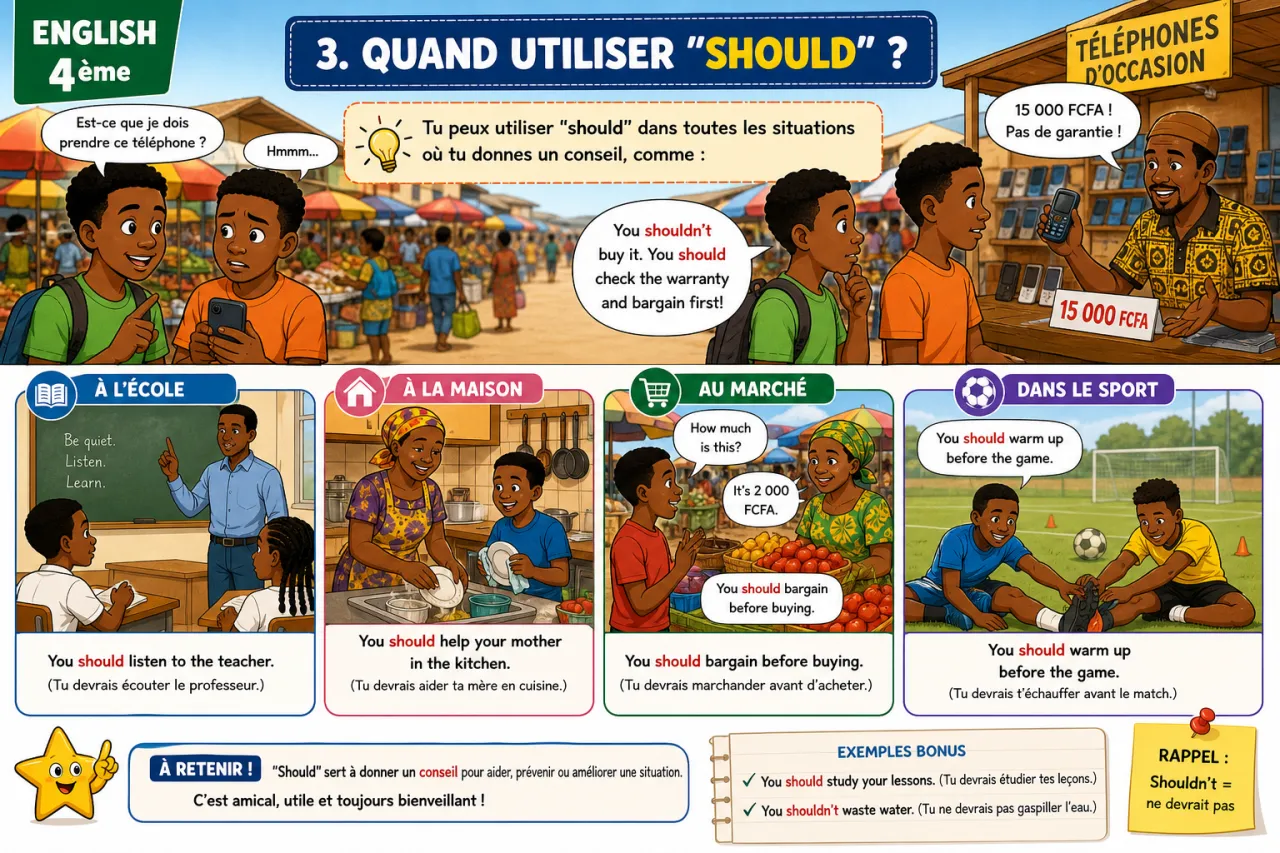 Advice with should — illustration