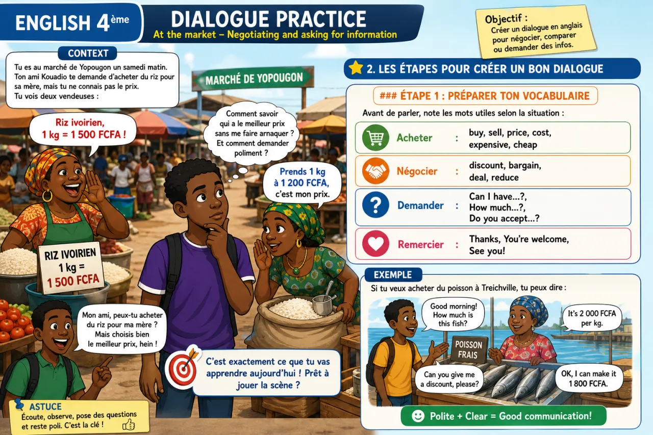 Dialogue practice — illustration