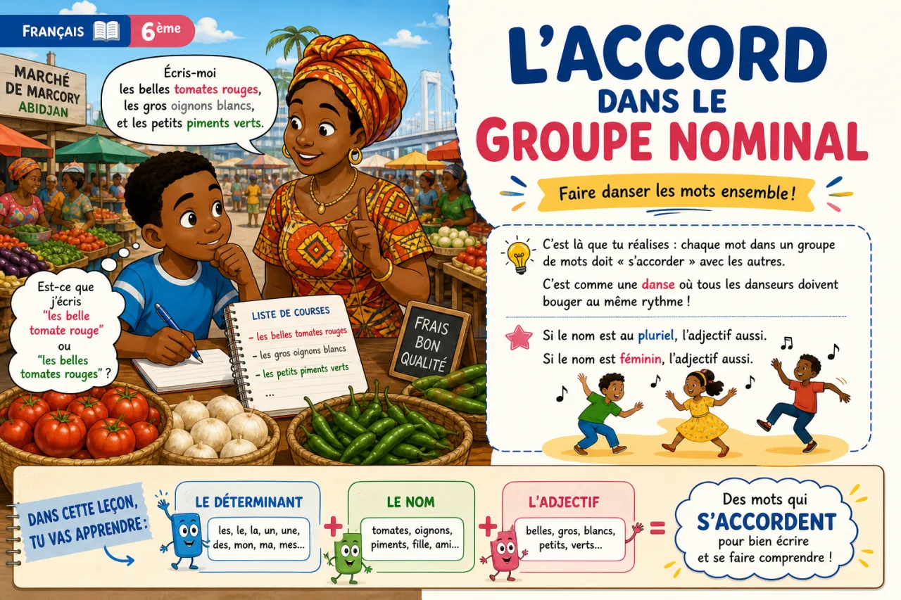 L’accord dans le groupe nominal