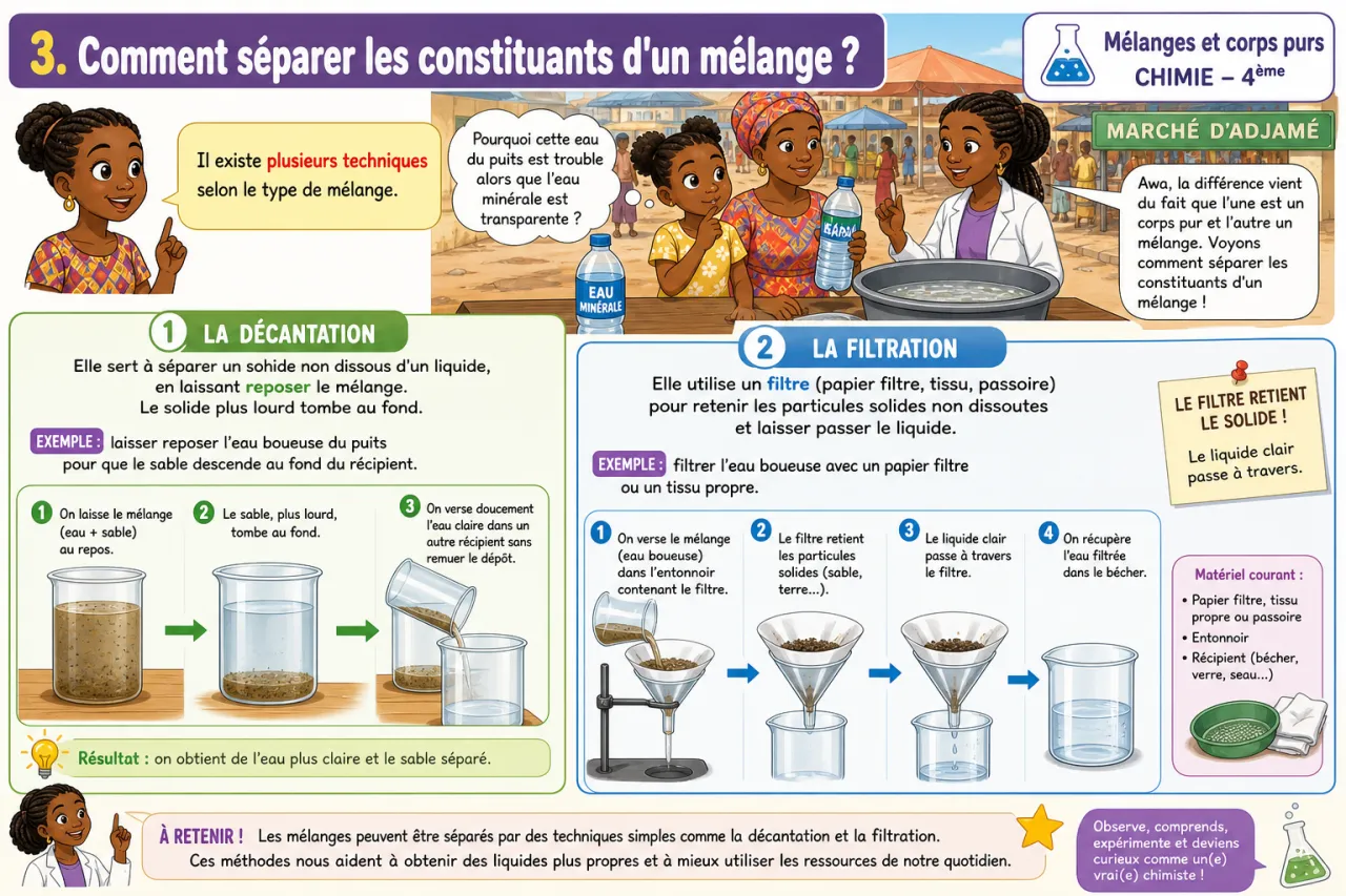 Mélanges et corps purs — illustration