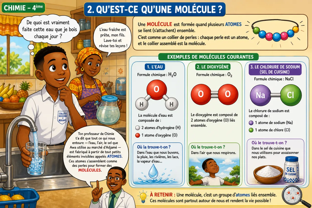 Atomes et molécules - initiation — illustration