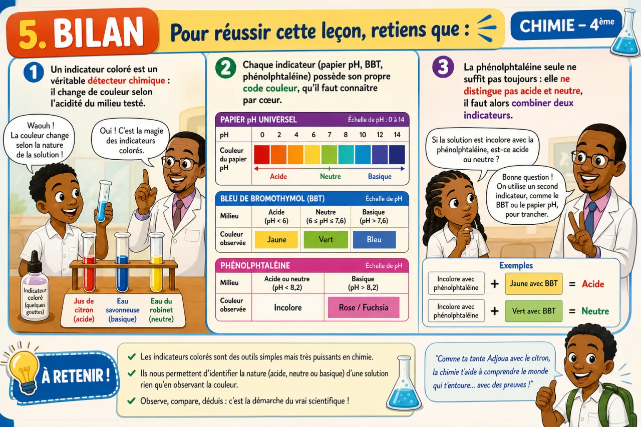Indicateurs colorés — illustration