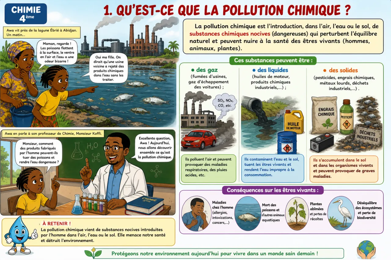 Pollution chimique — illustration