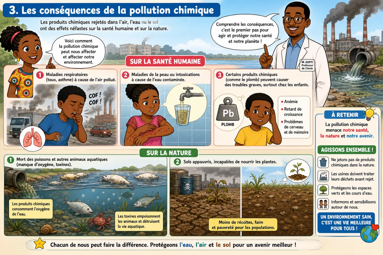Pollution chimique — illustration