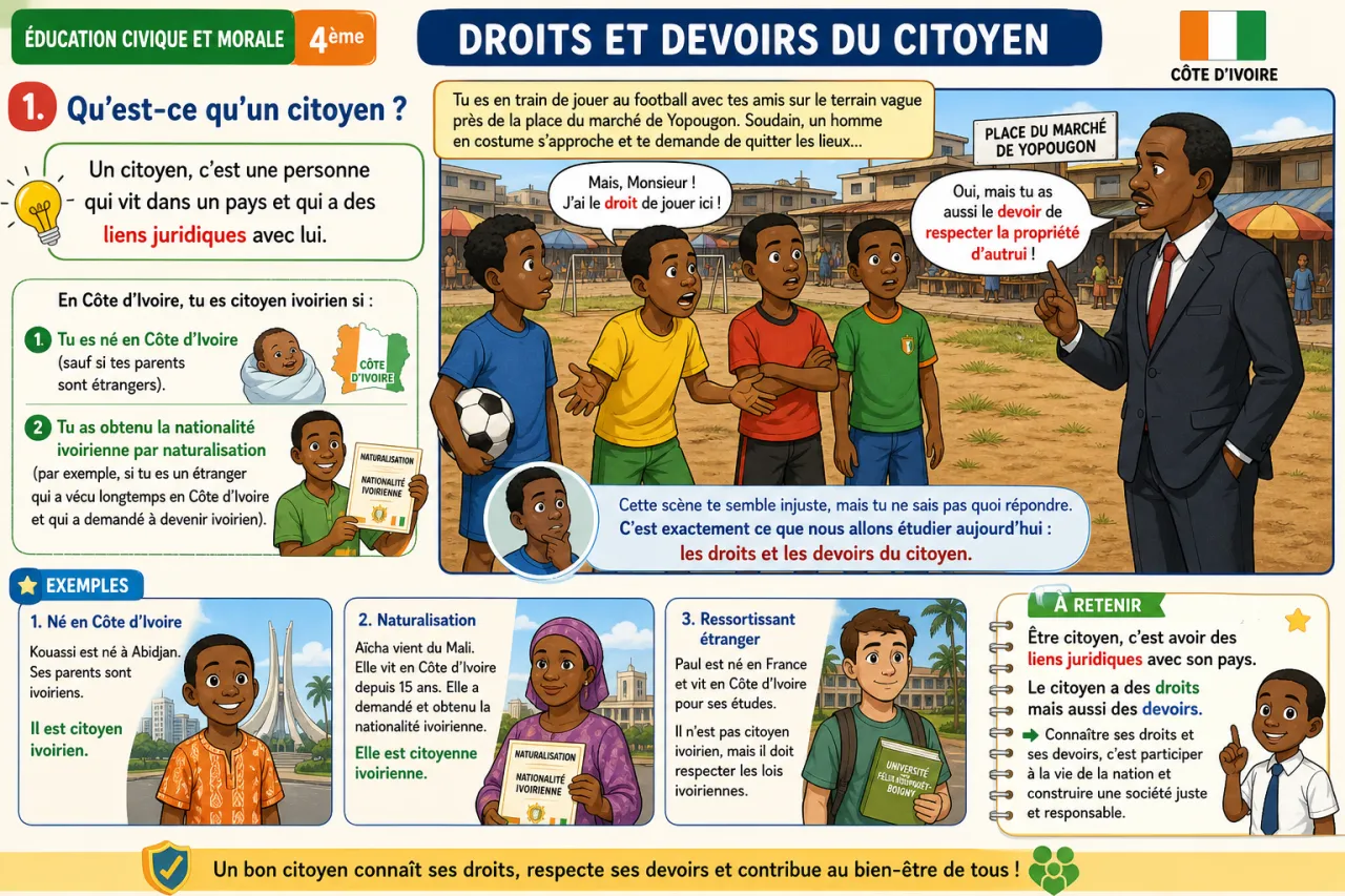 Droits et devoirs du citoyen — illustration