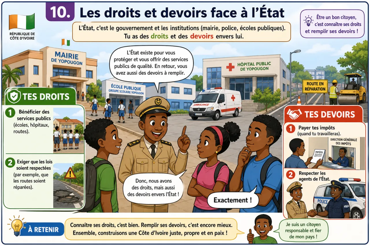 Droits et devoirs du citoyen — illustration