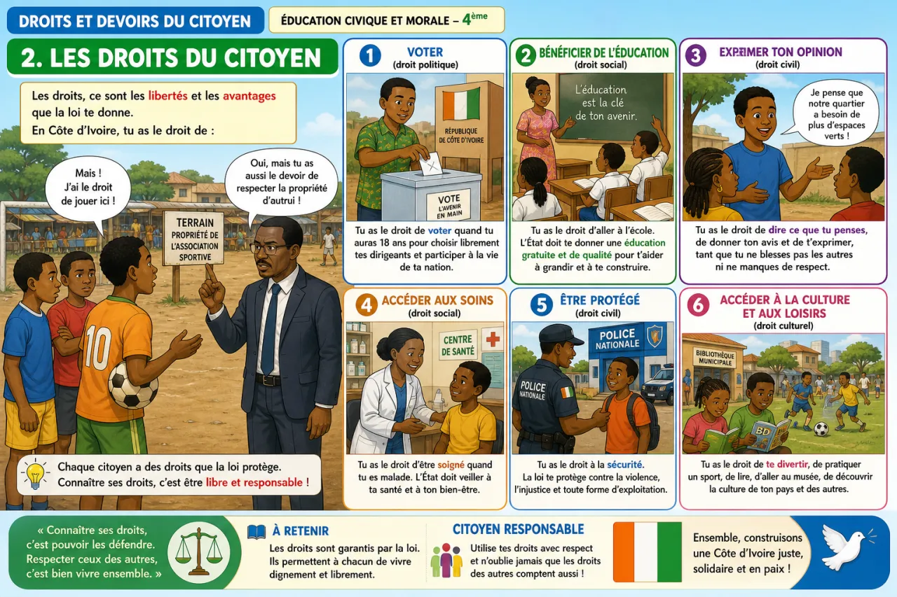 Droits et devoirs du citoyen — illustration