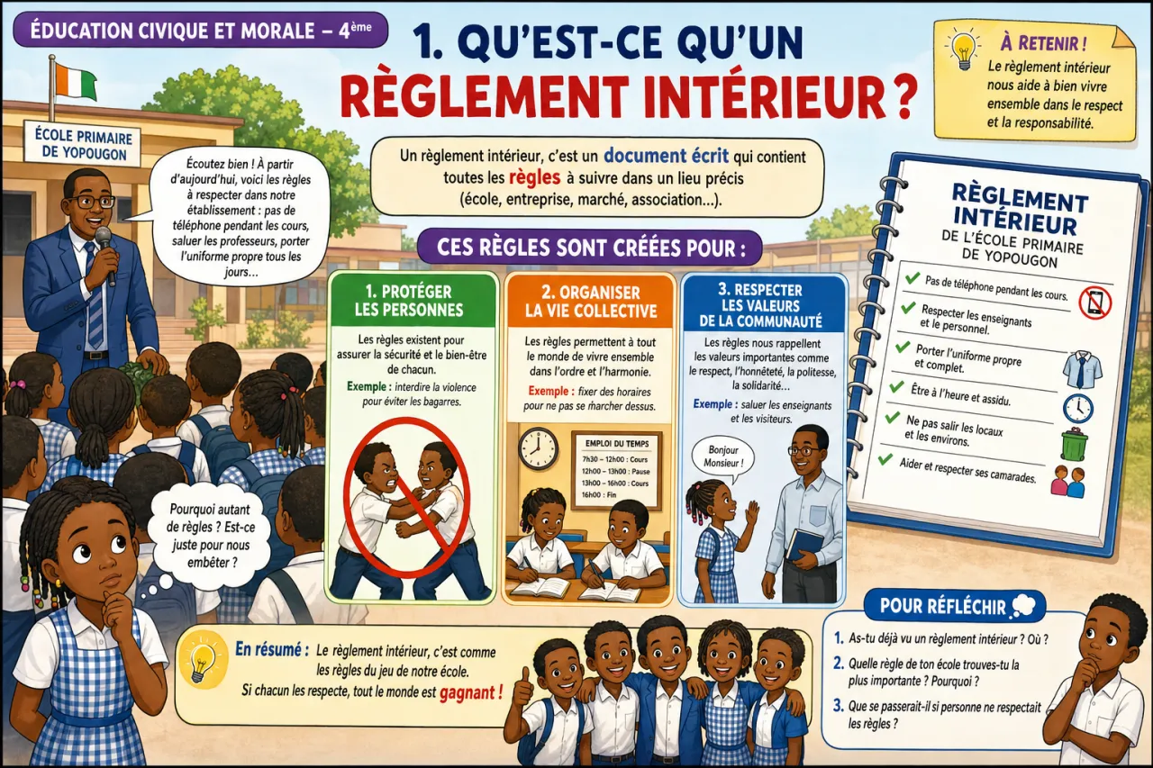 Règlement intérieur — illustration