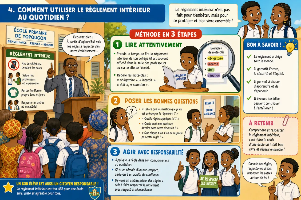 Règlement intérieur — illustration