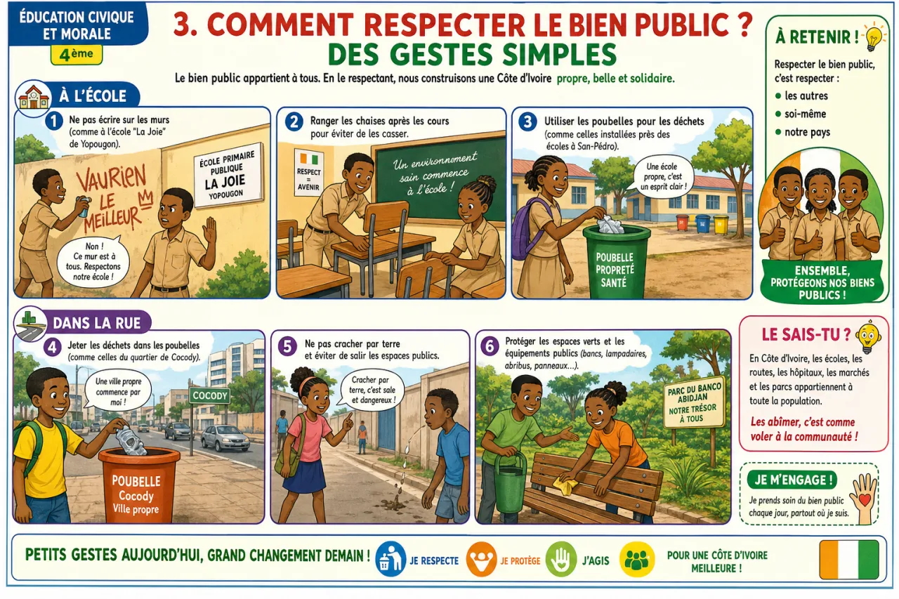 Respect du bien public — illustration