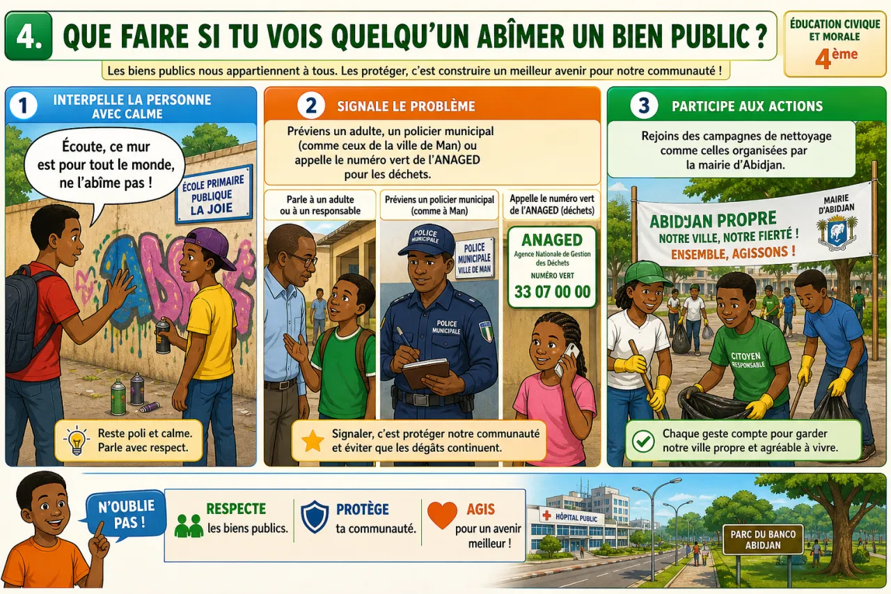 Respect du bien public — illustration