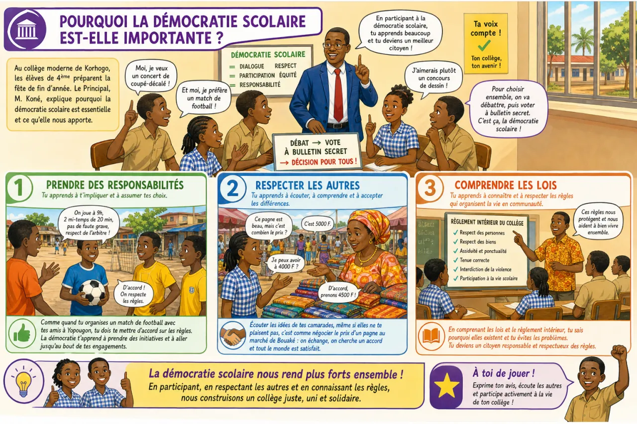 Démocratie scolaire — illustration