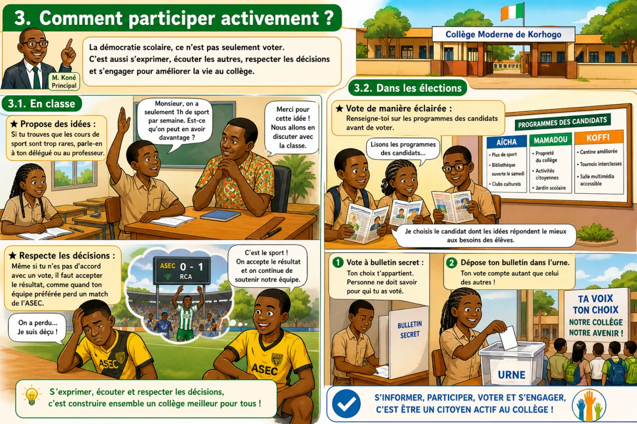 Démocratie scolaire — illustration