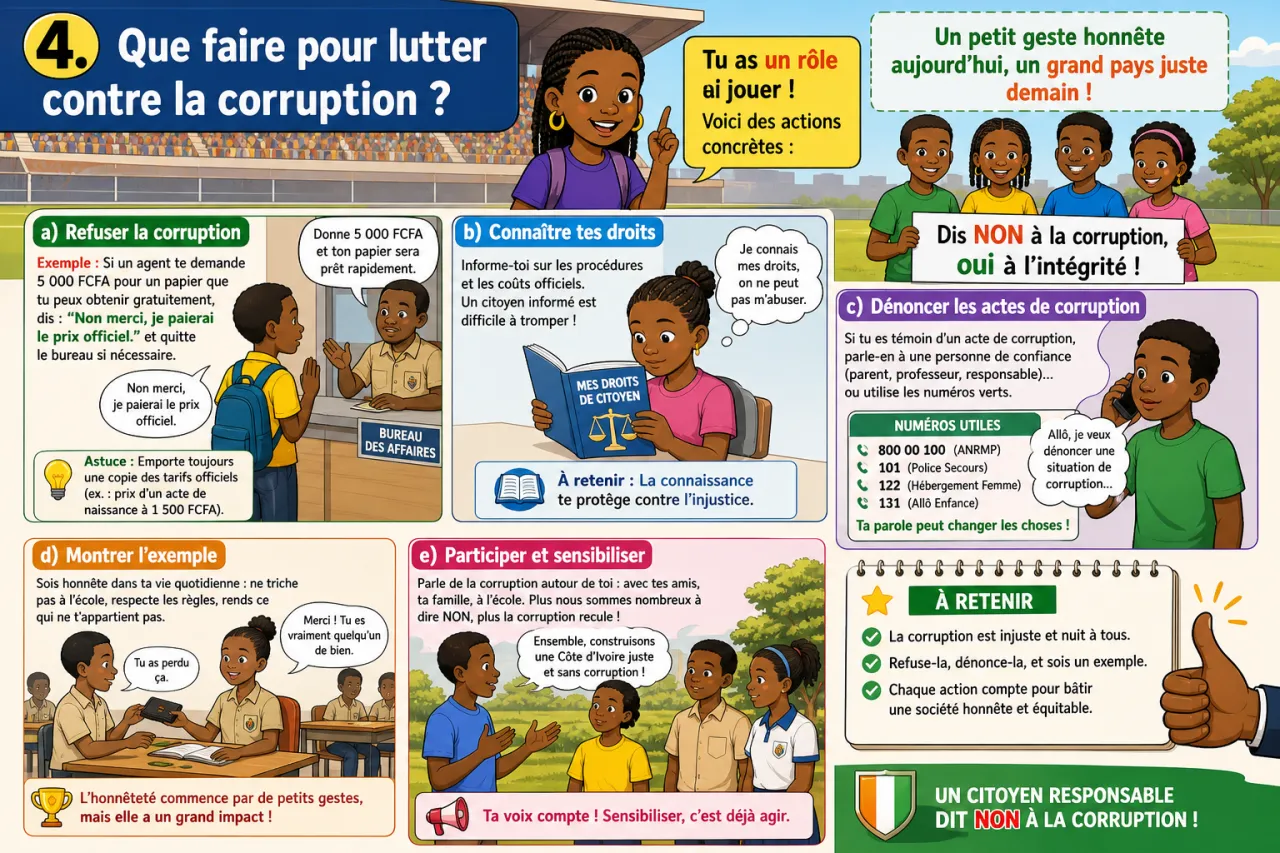 Lutte contre la corruption — illustration