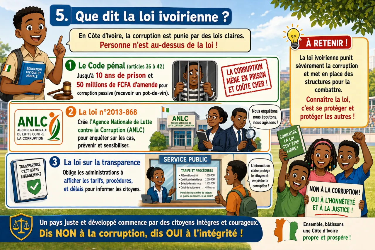 Lutte contre la corruption — illustration