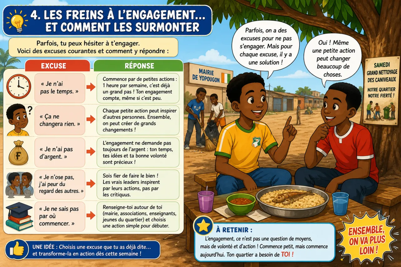 Engagement communautaire — illustration