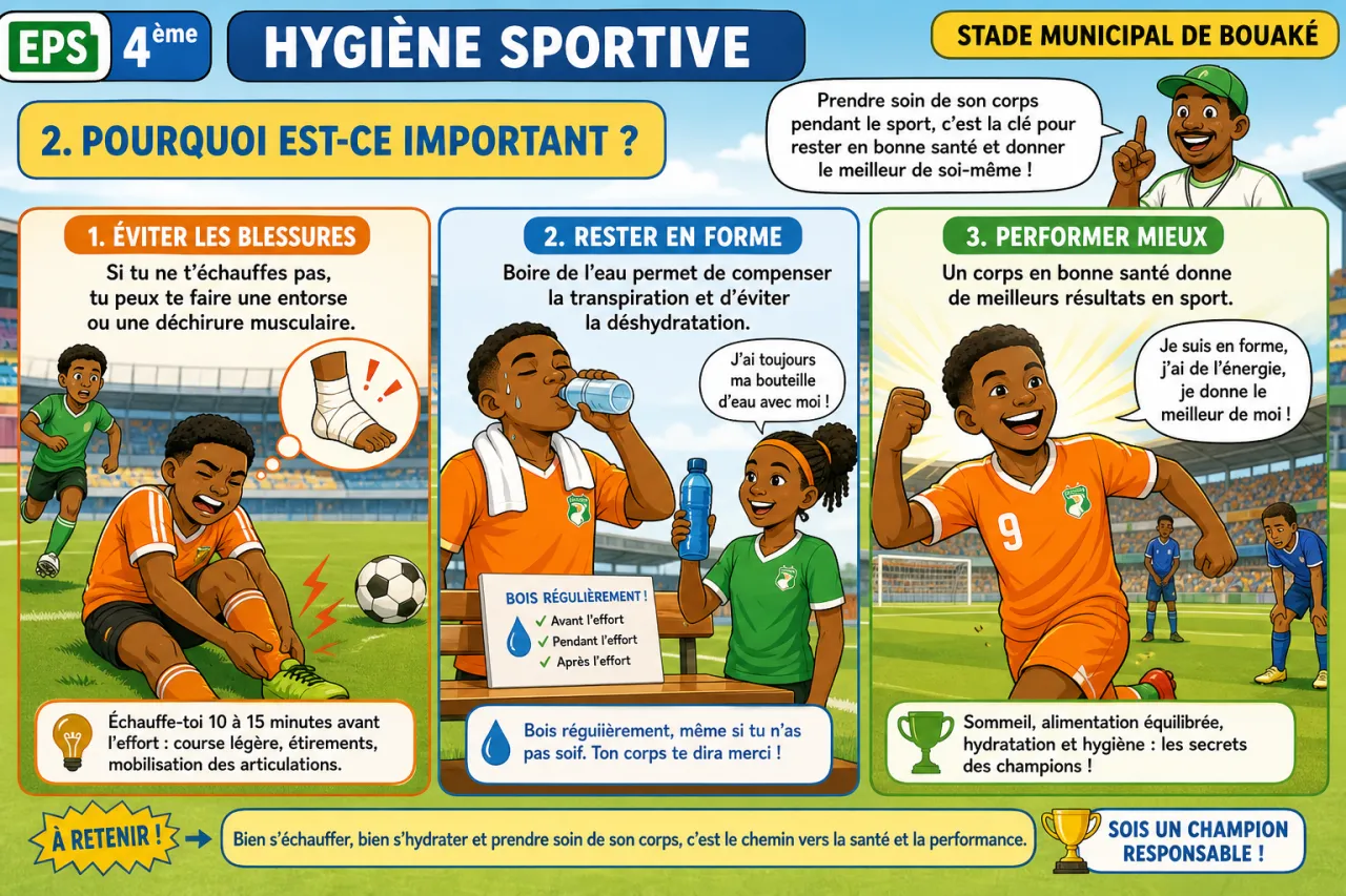 Hygiène sportive — illustration