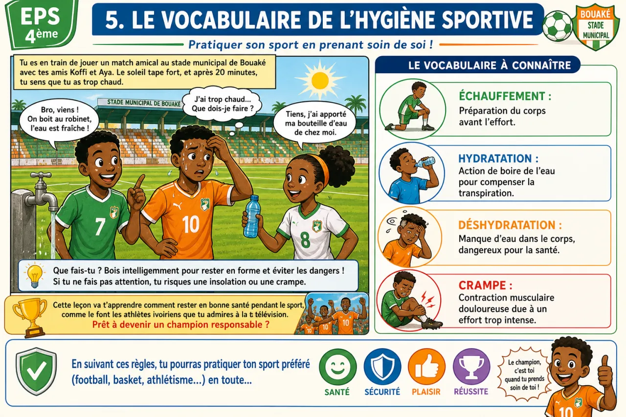 Hygiène sportive — illustration