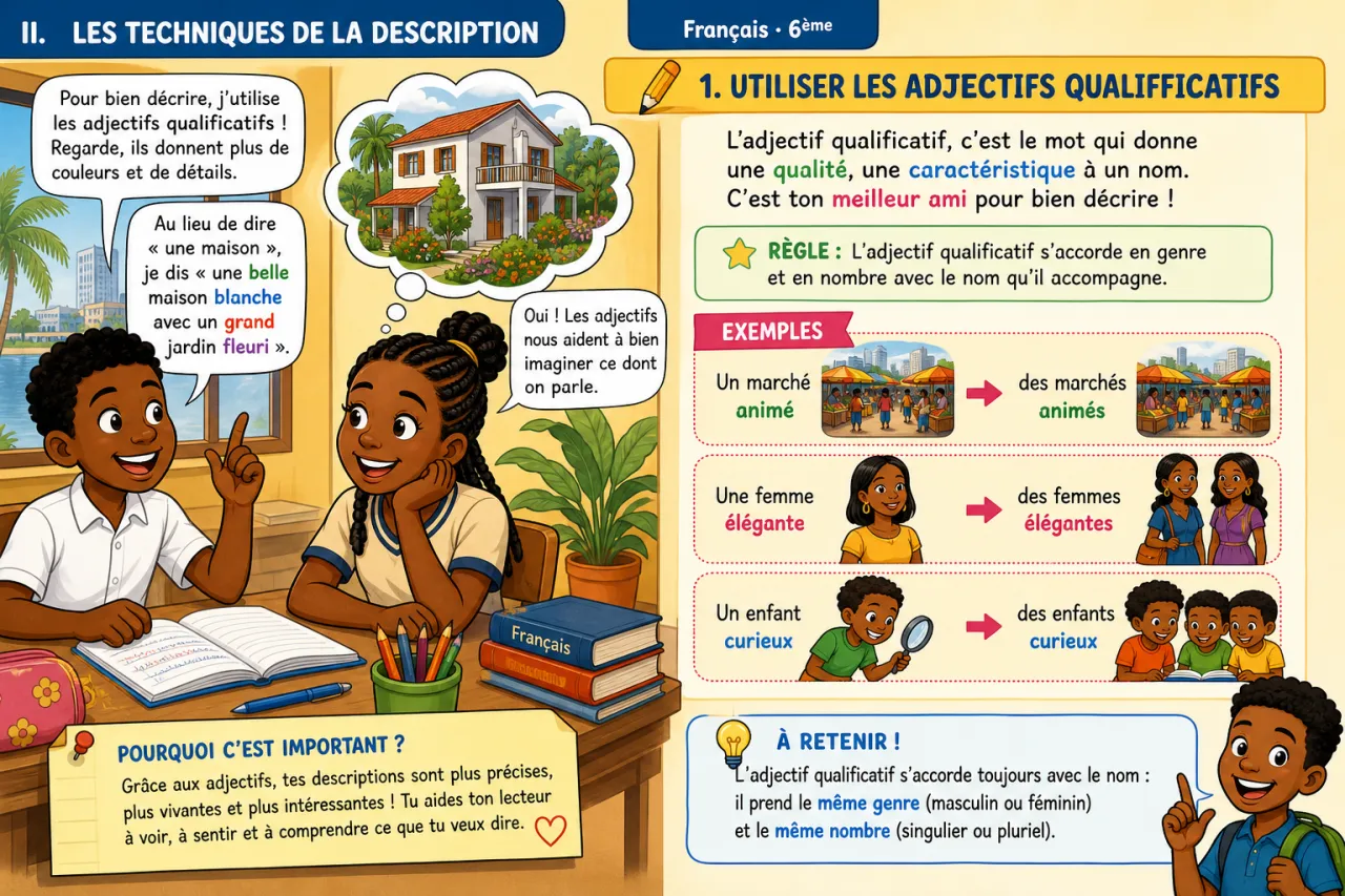La description — illustration