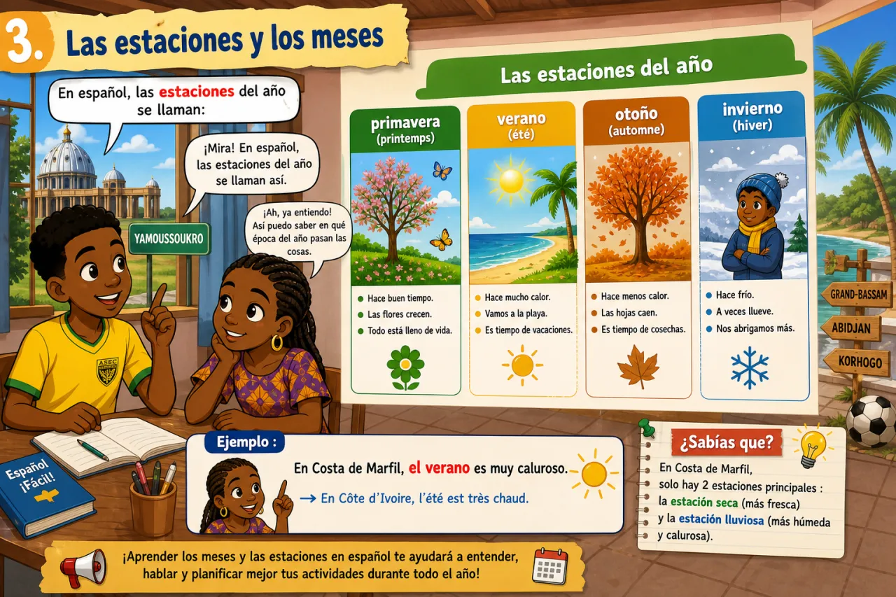 Los meses — illustration