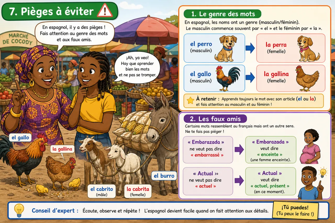 Los animales — illustration