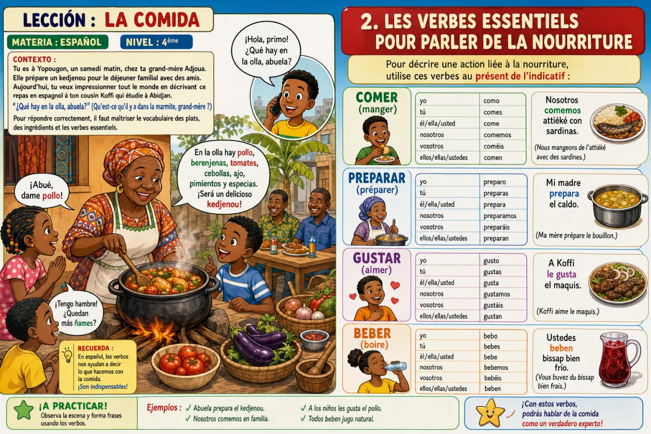 La comida — illustration