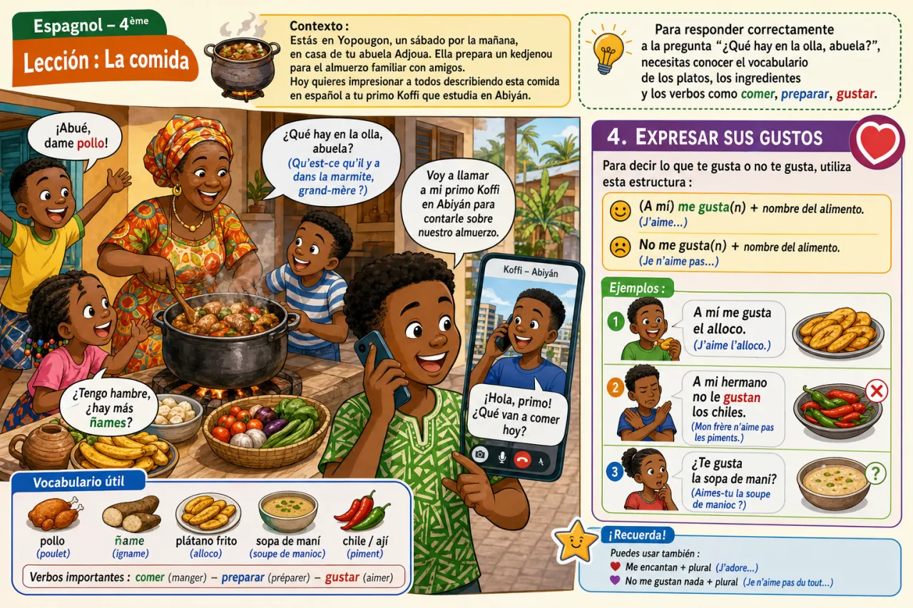 La comida — illustration