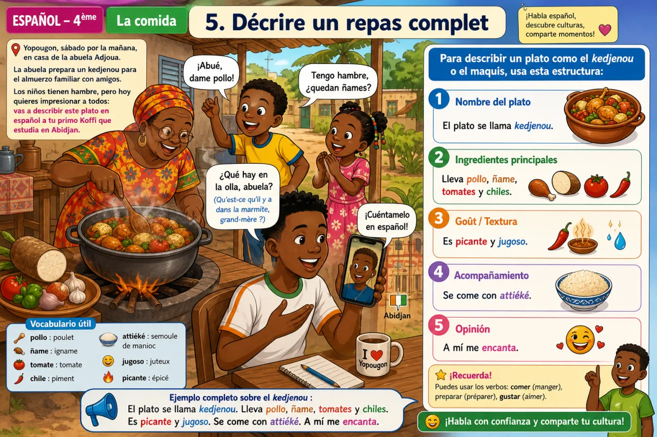 La comida — illustration