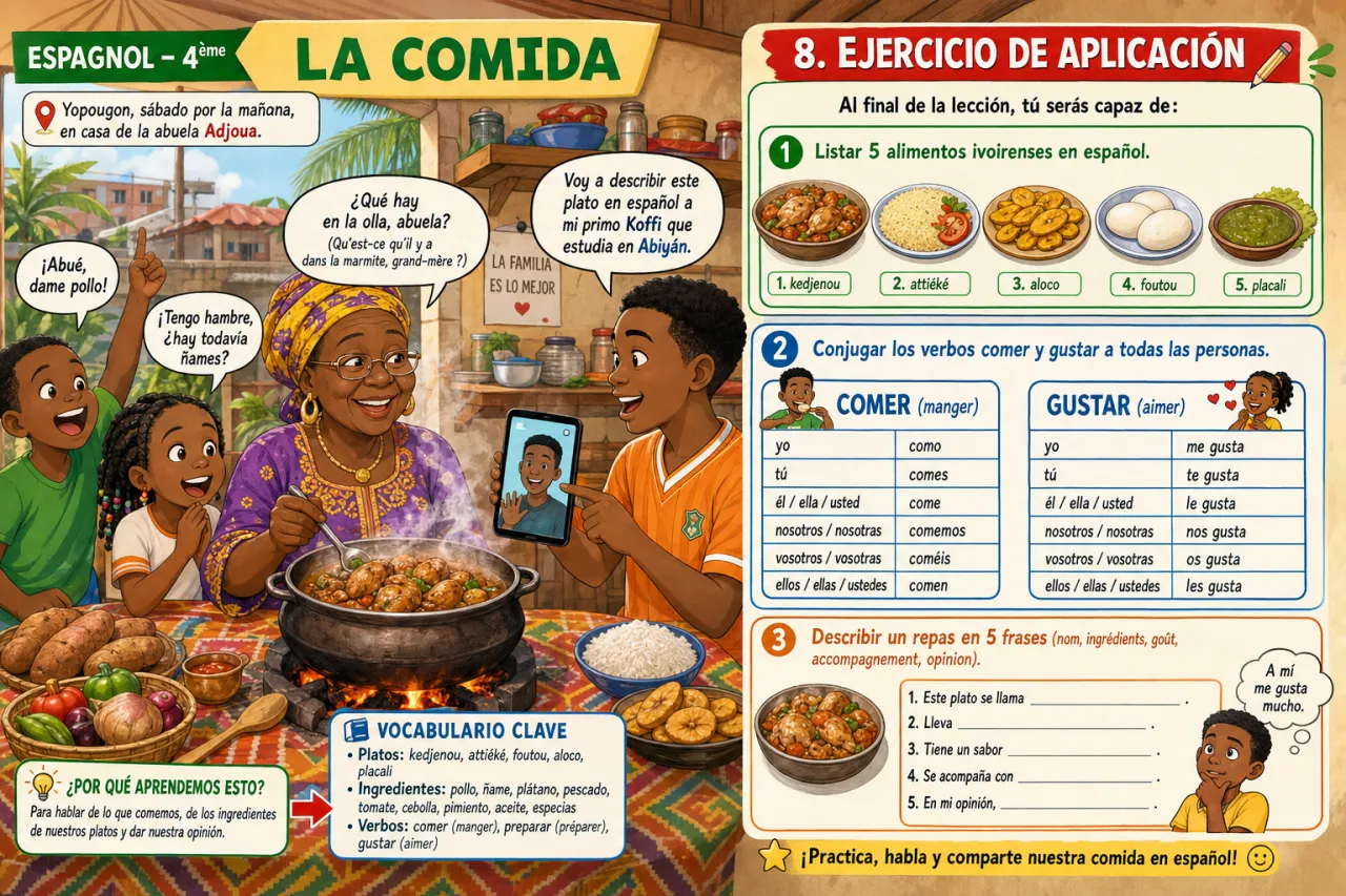 La comida — illustration