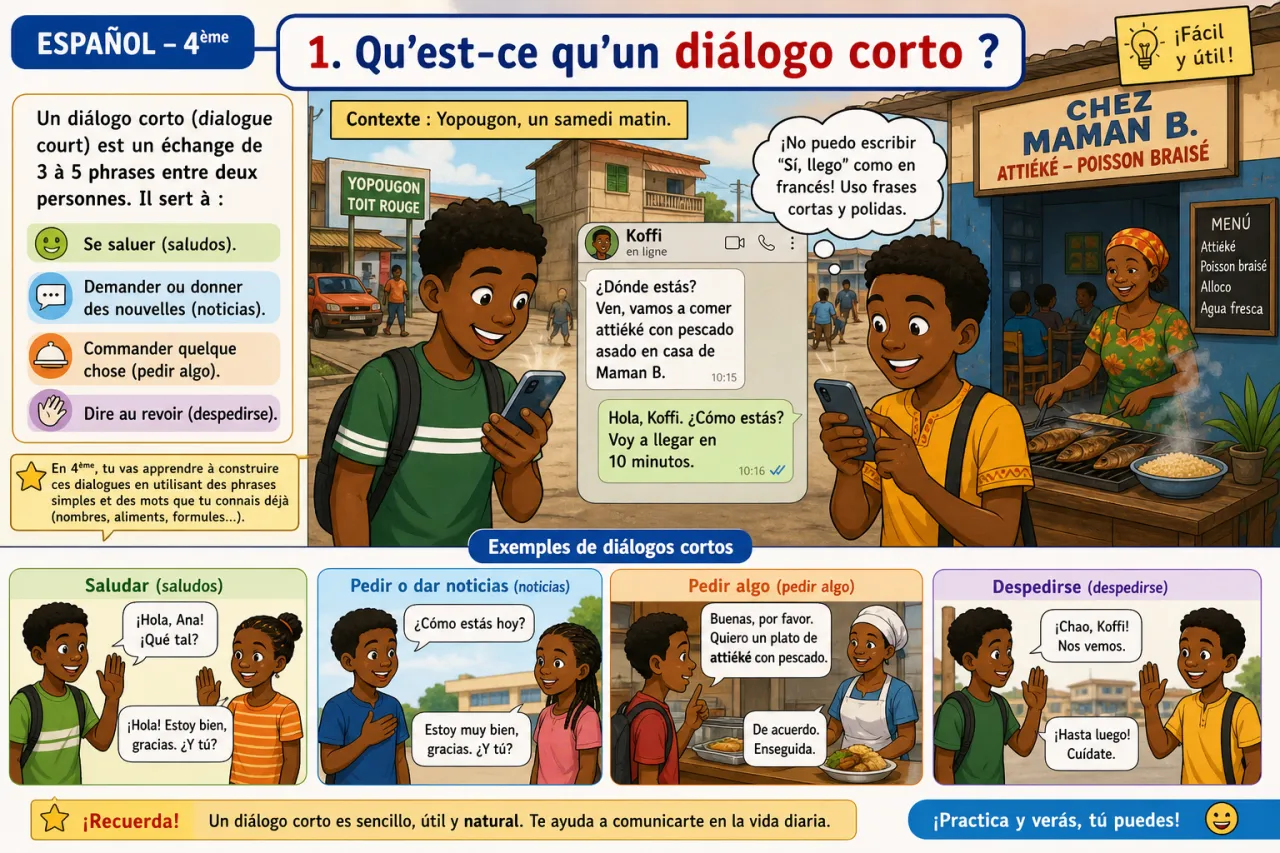 Diálogo corto — illustration