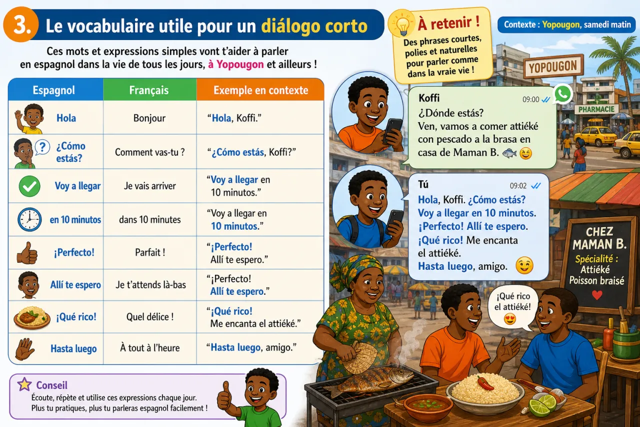 Diálogo corto — illustration