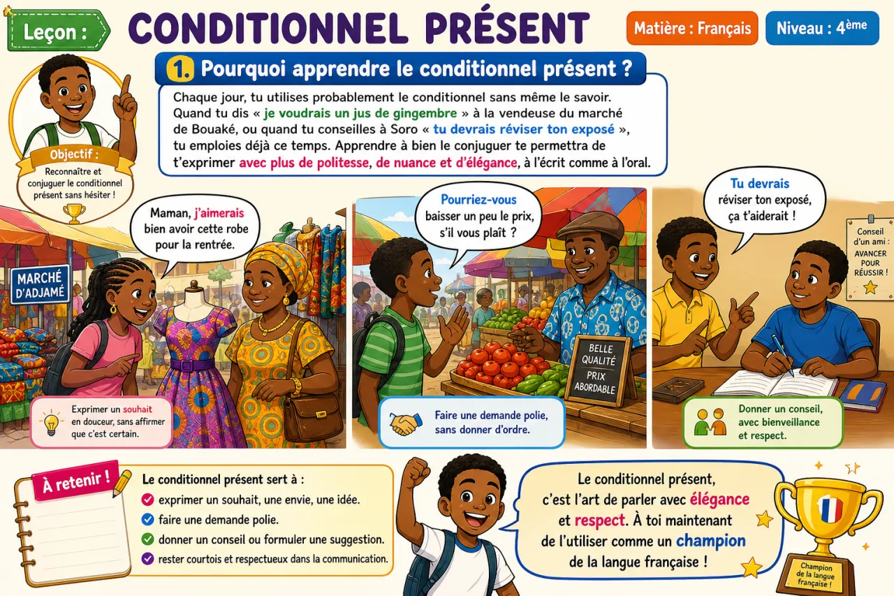 Conditionnel présent — illustration