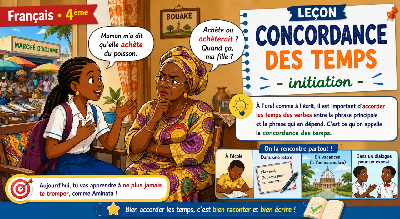 Concordance des temps - initiation