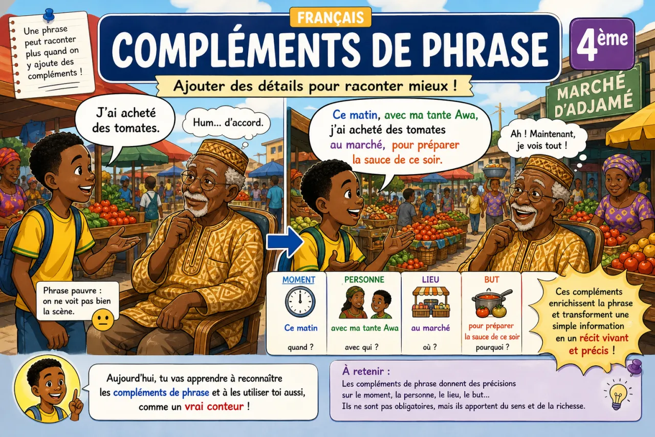 Compléments de phrase