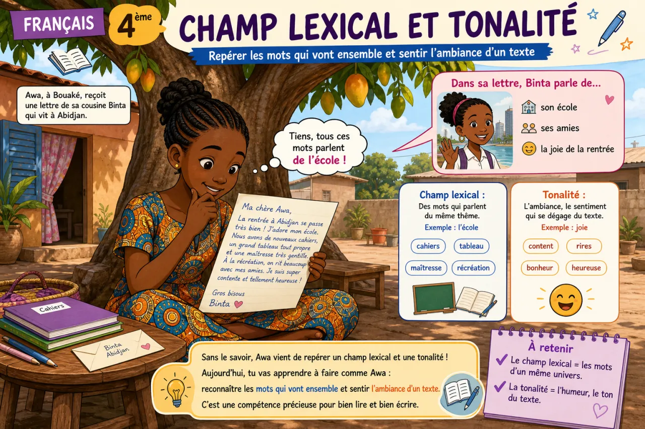 Champ lexical et tonalité