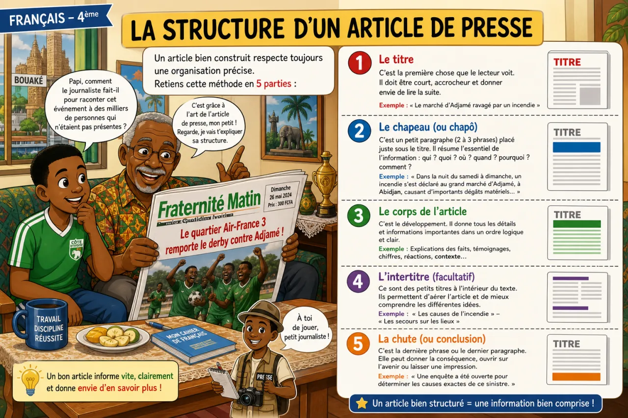 Article de presse — illustration