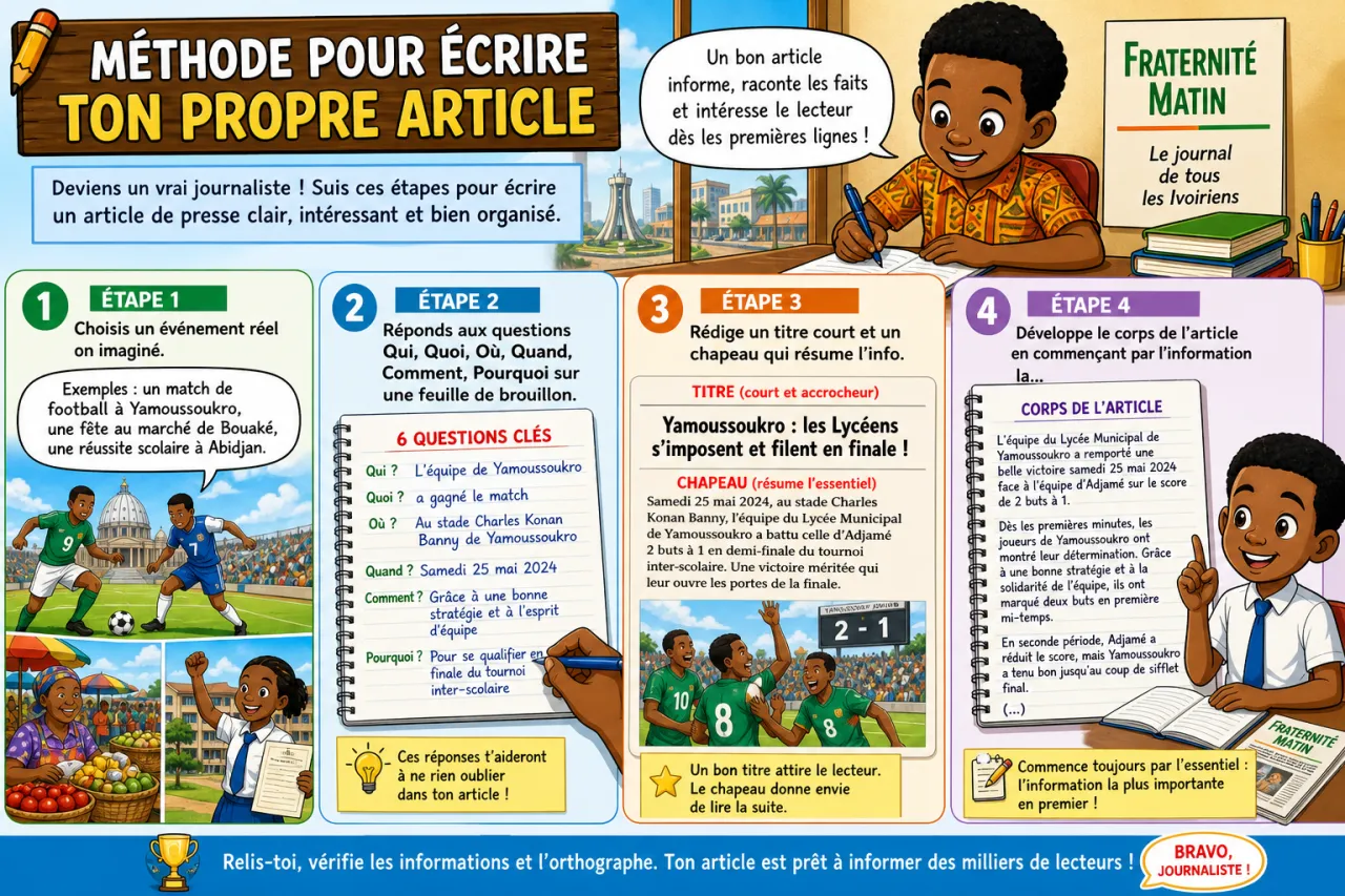 Article de presse — illustration