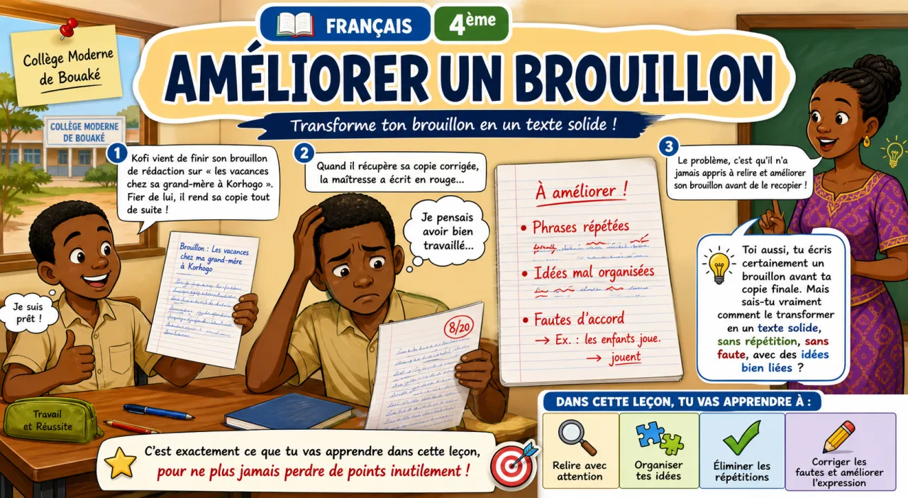 Améliorer un brouillon