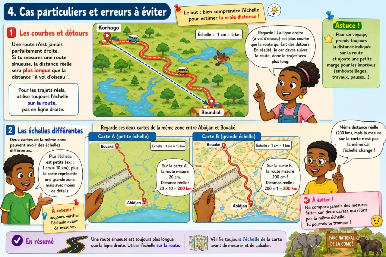 Cartes et échelles — illustration