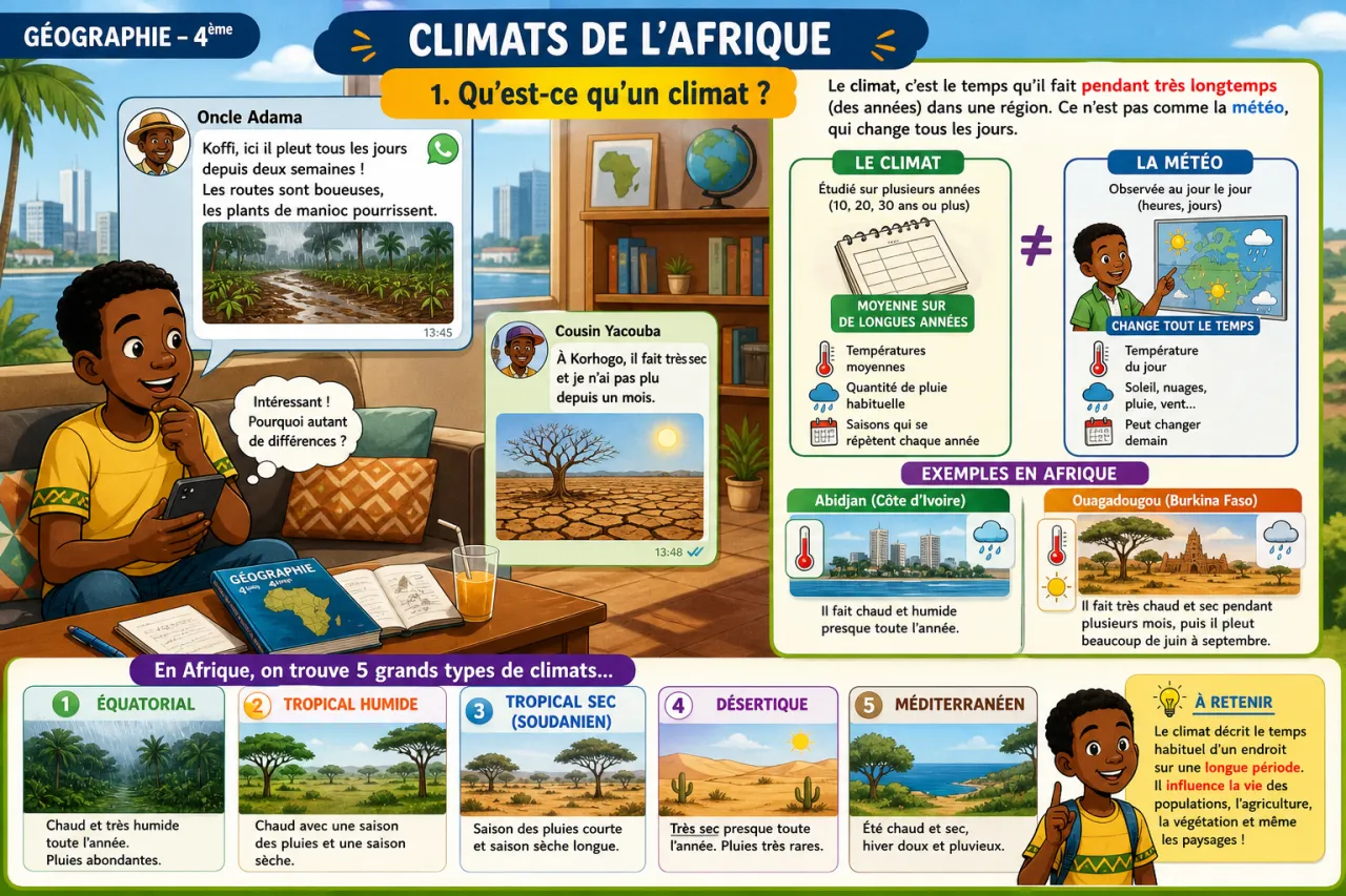 Climats de l’Afrique — illustration