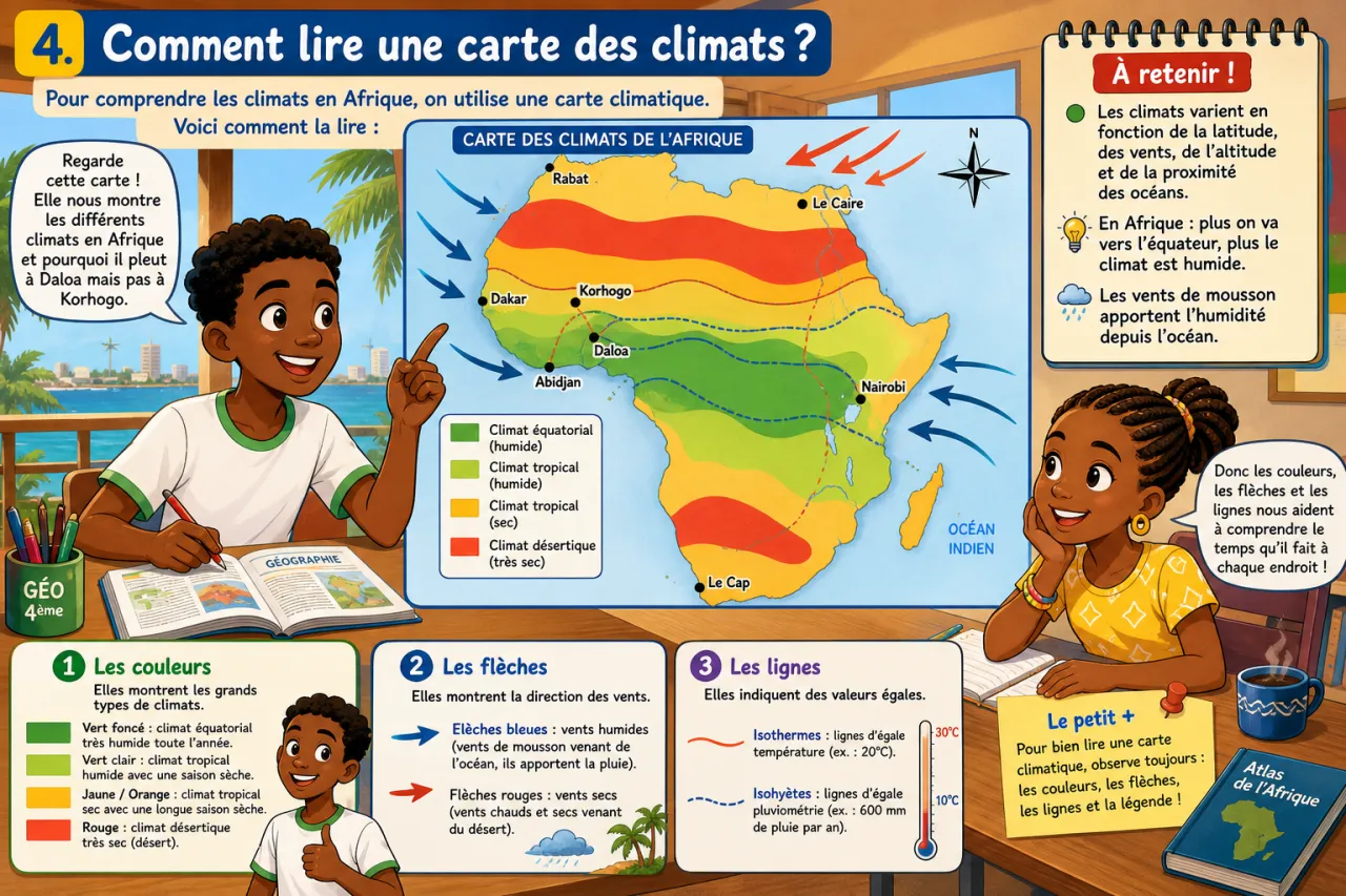 Climats de l’Afrique — illustration