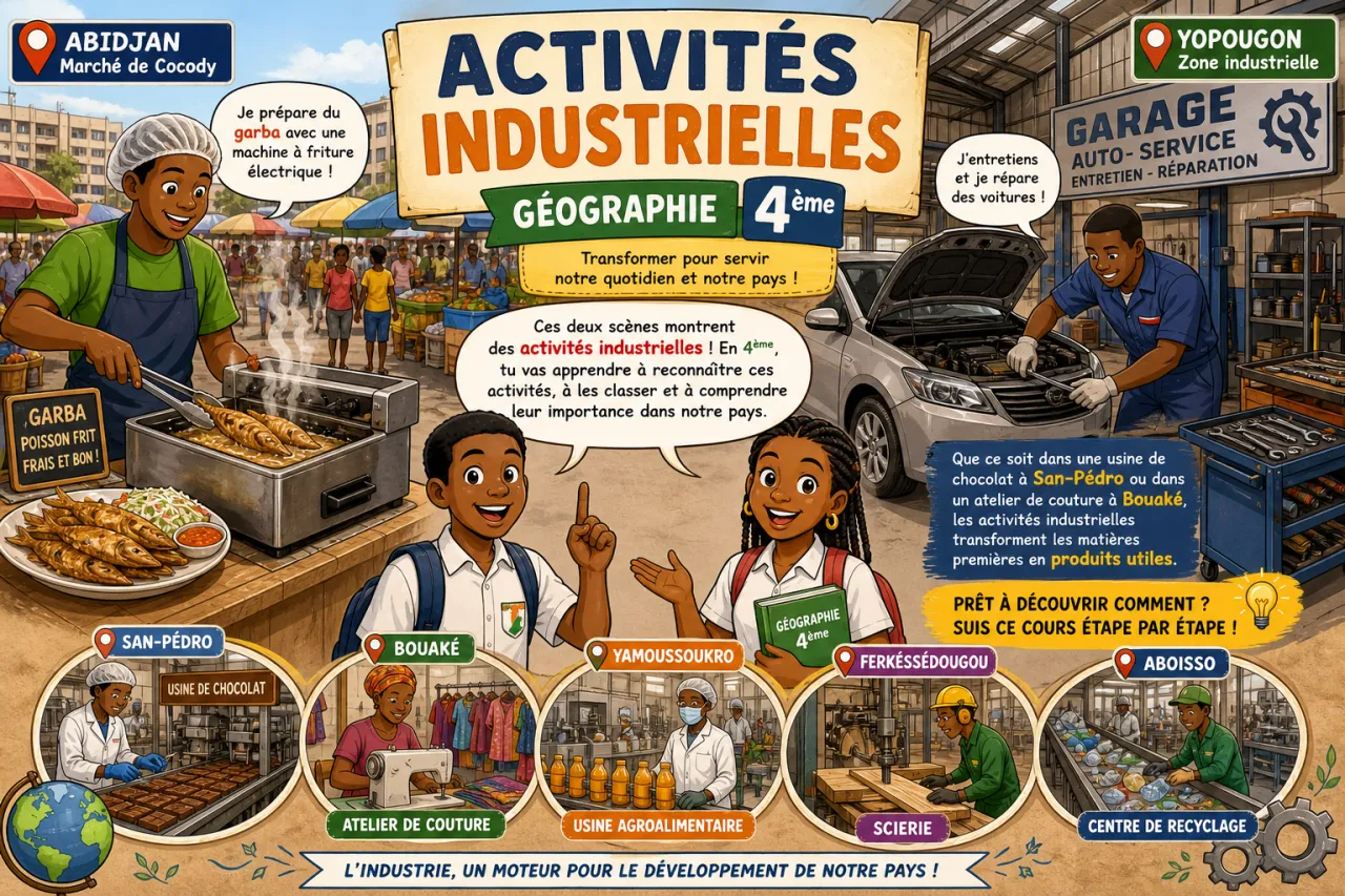 Activités industrielles