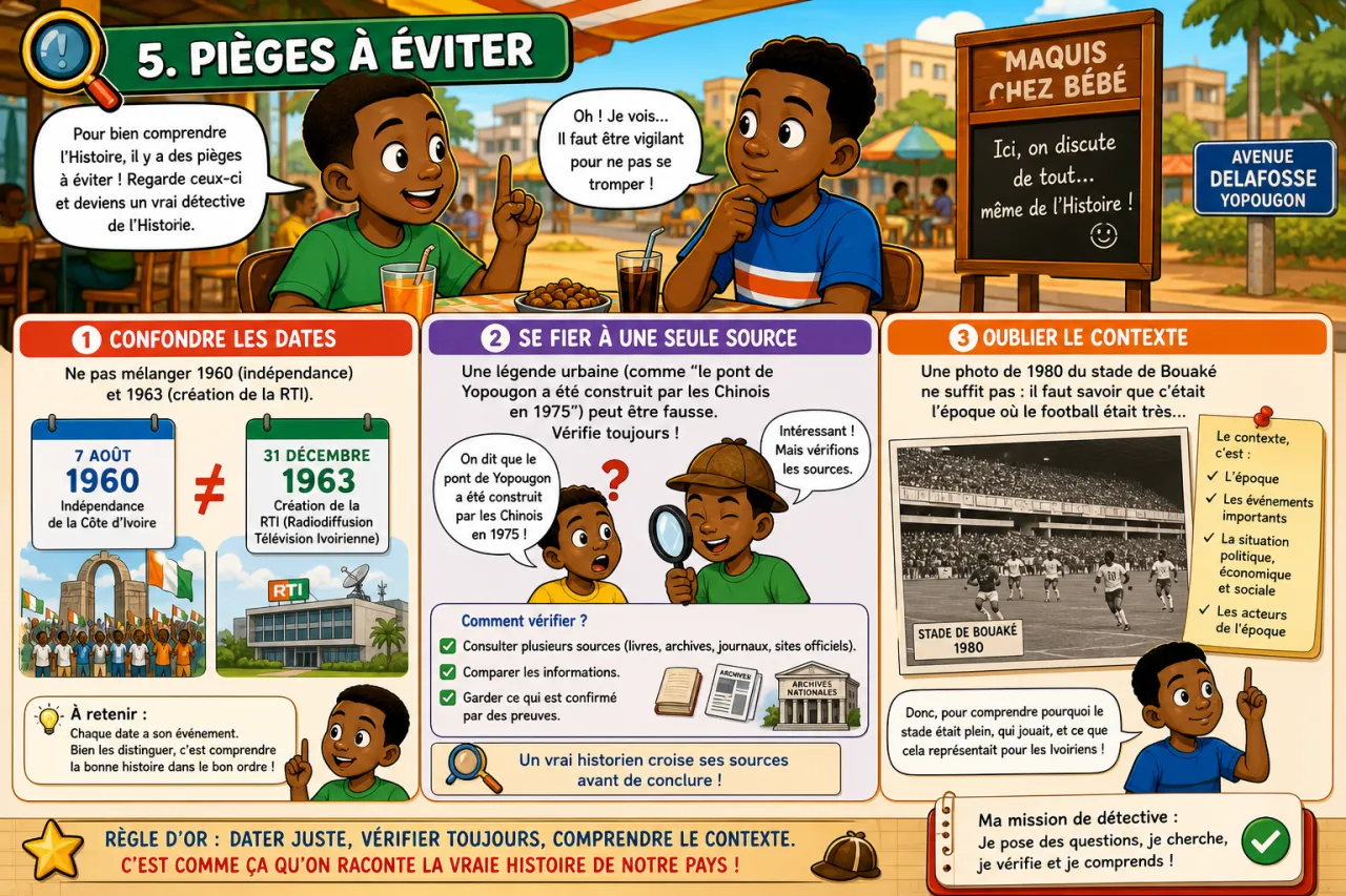 Sources et chronologie — illustration