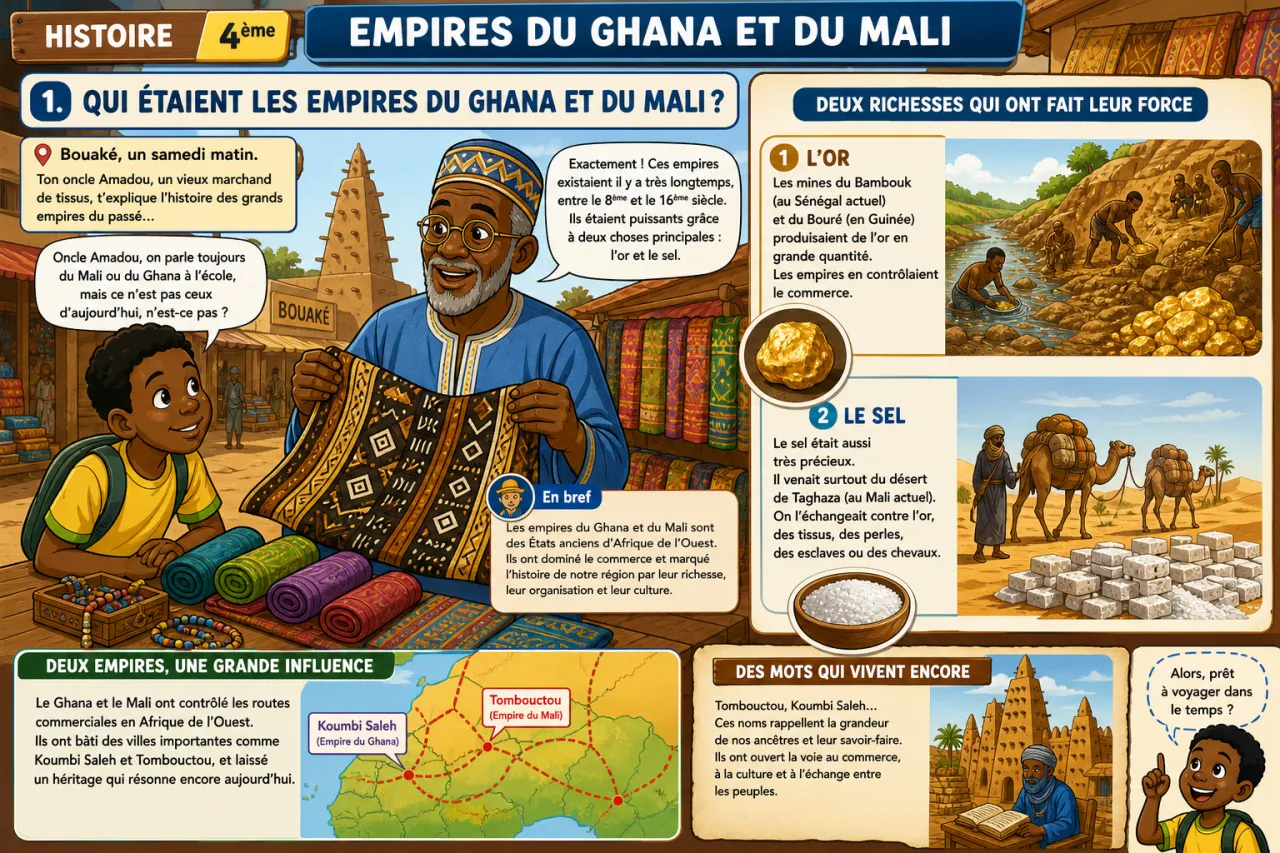 Empires du Ghana et du Mali — illustration