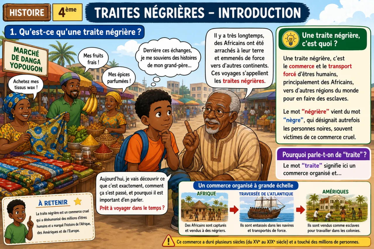Traites négrières - introduction — illustration