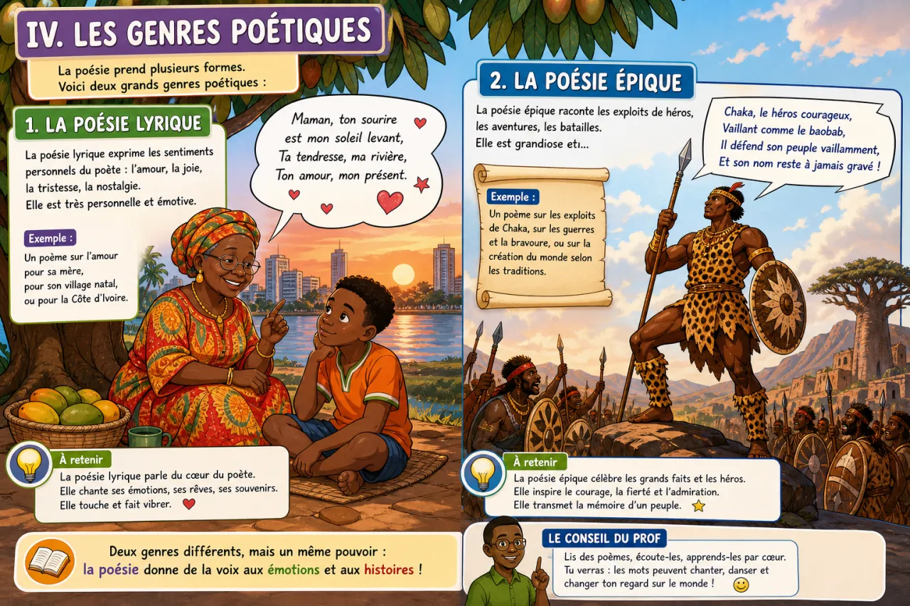 La poésie — illustration