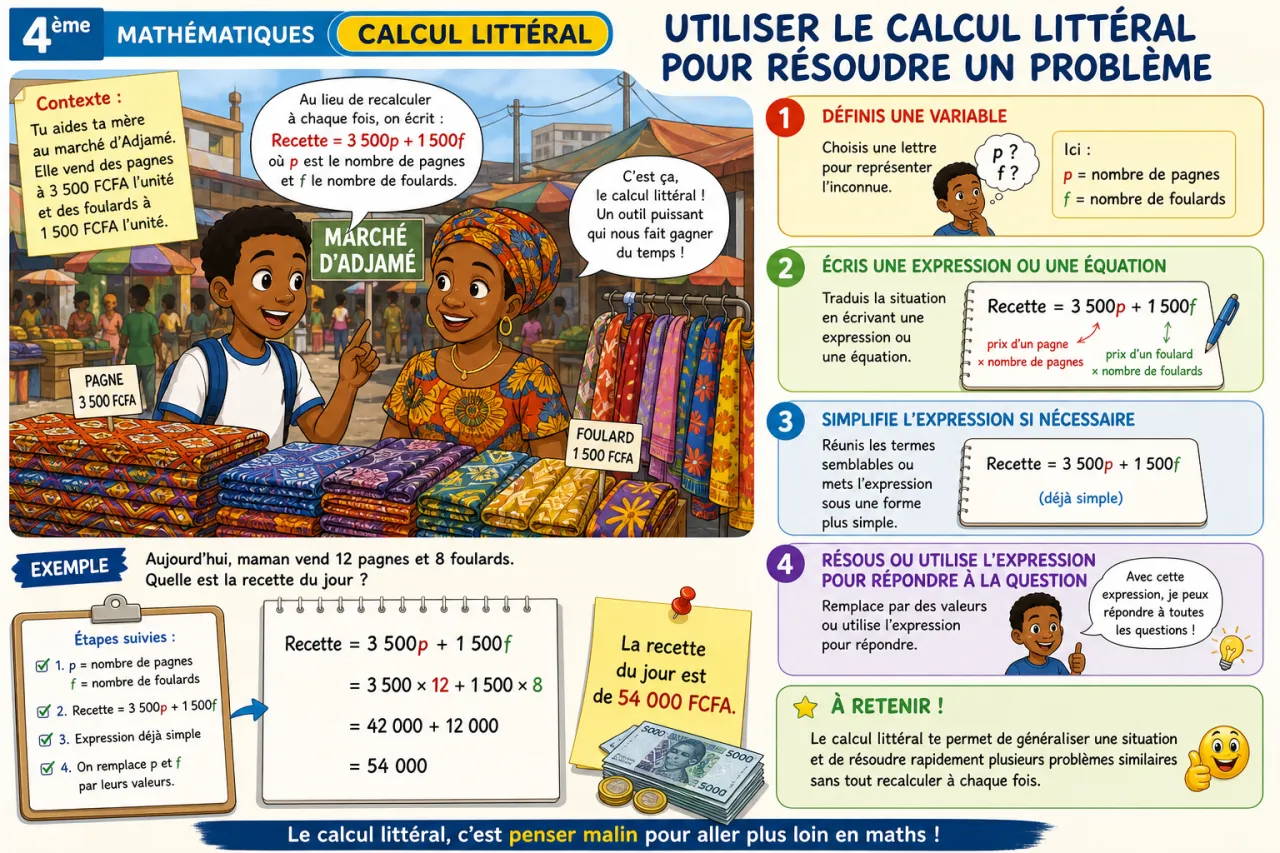 Calcul littéral — illustration