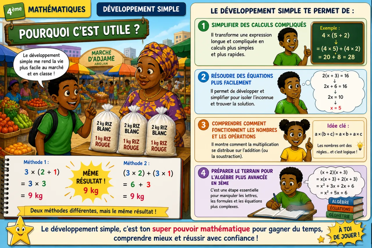 Développement simple — illustration