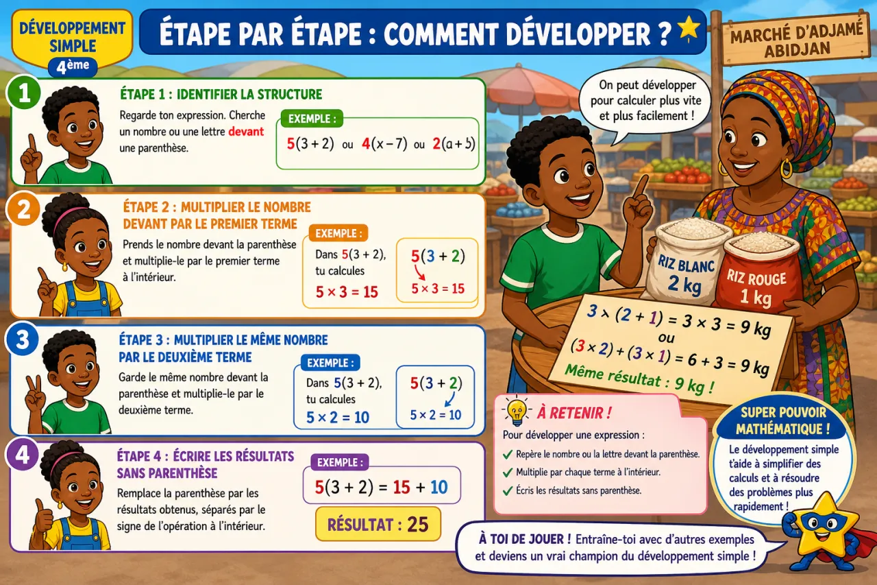 Développement simple — illustration