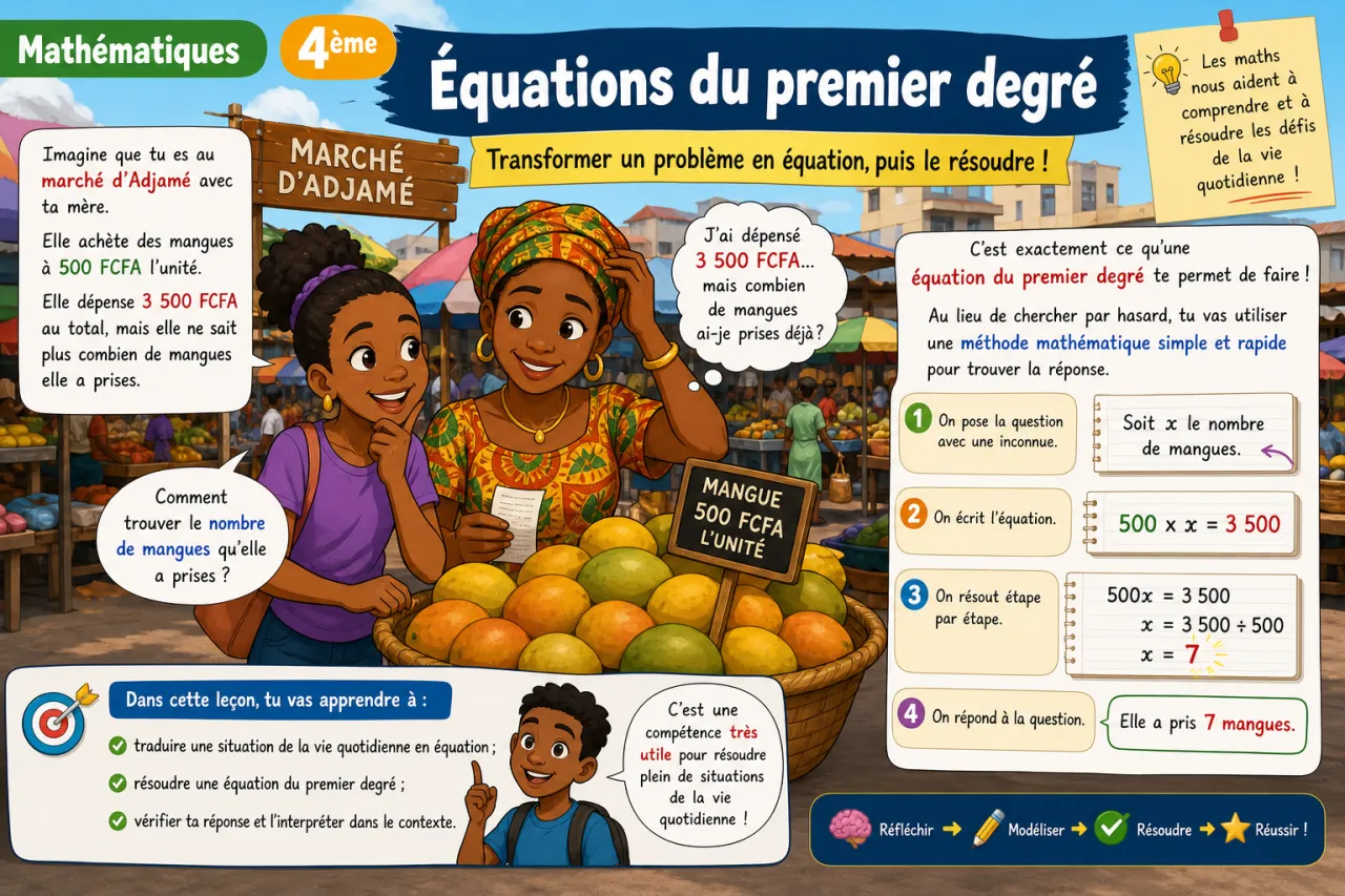 Équations du premier degré